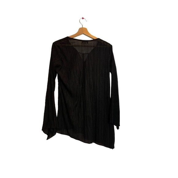 Black goth fairy coquette long sleeve - Picture 3 of 5